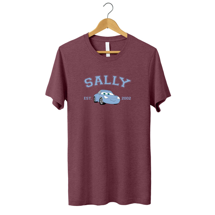 Personalized Disney Cars Sally Toddler T-Shirt wokigi