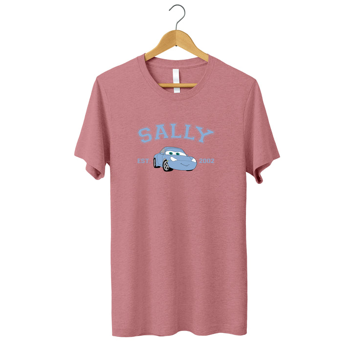 Personalized Disney Cars Sally Toddler T-Shirt wokigi