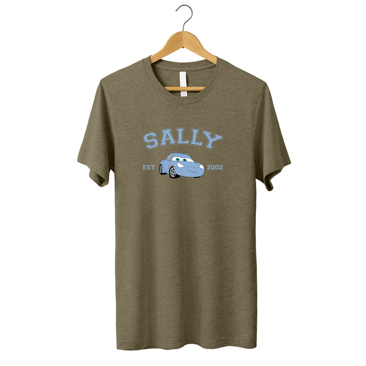 Personalized Disney Cars Sally Toddler T-Shirt wokigi