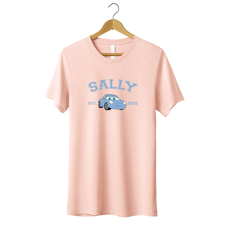 Personalized Disney Cars Sally Toddler T-Shirt wokigi