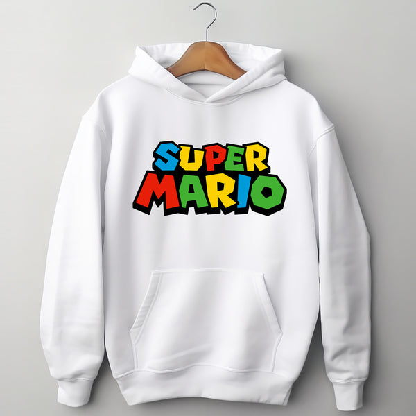 Super Mario Adult Hoodie wokigi