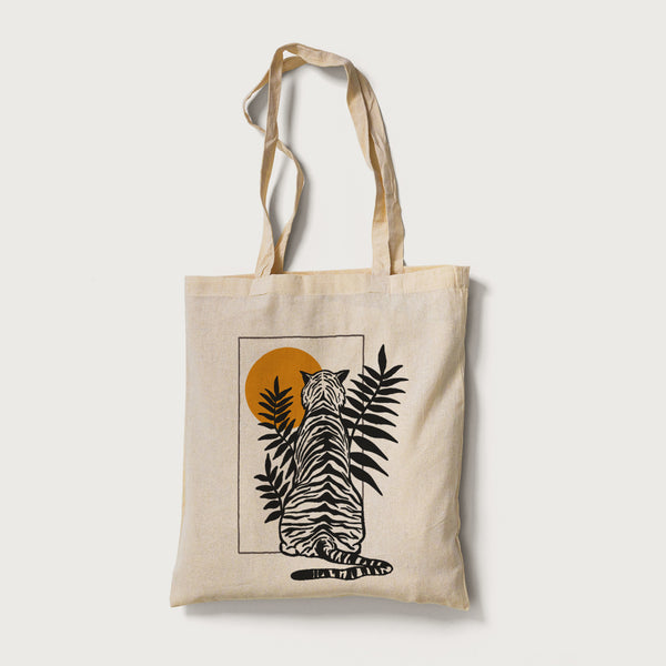 Vintage Tiger Tote Bag