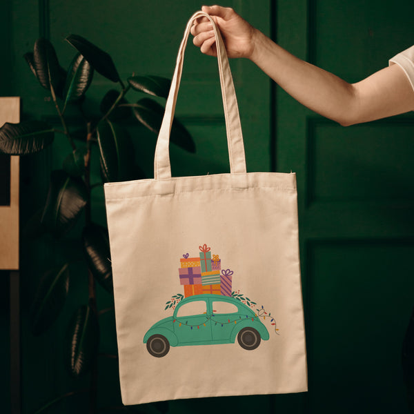 Turquoise VW Cars Gift Tote Bag