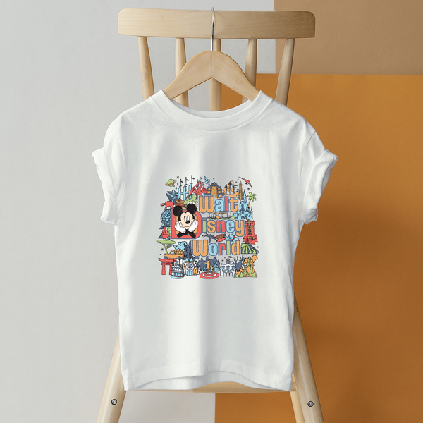 Walt Disney World Mickey Mouse Retro Toddler T-shirt