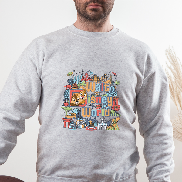 Walt Disney World Chip and Dale Adult Sweatshirt