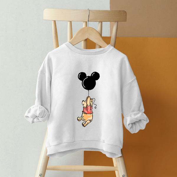 Winnie Mickey Balloon Retro Toddler Sweatshirt