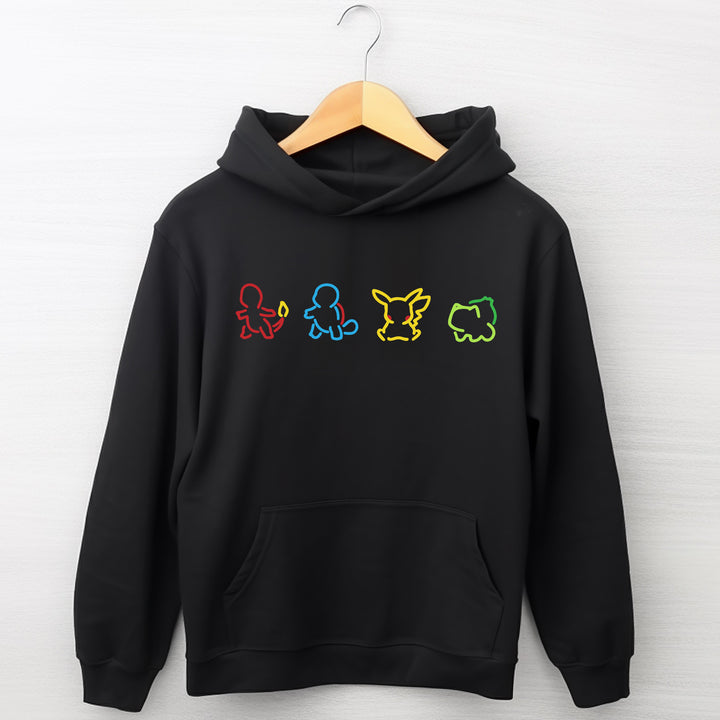 Pokemon Silhouette Adult Hoodie - wokigi