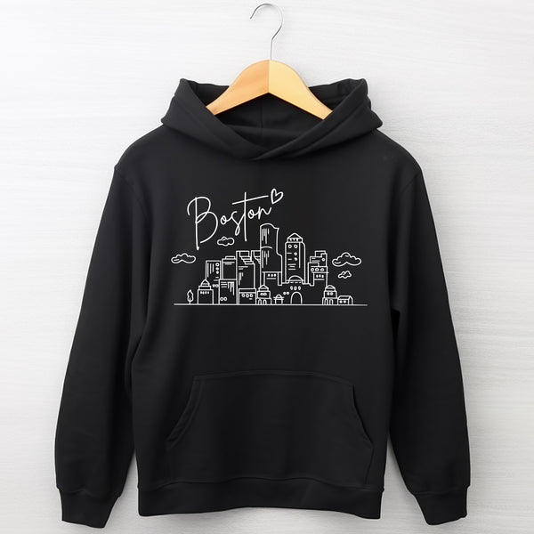 Boston City Lover Adult Hoodie