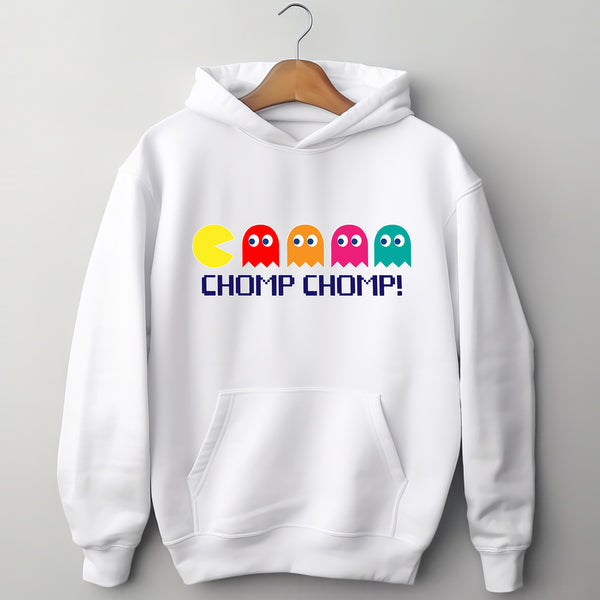 Pacman Chomp Chomp Adult Hoodie