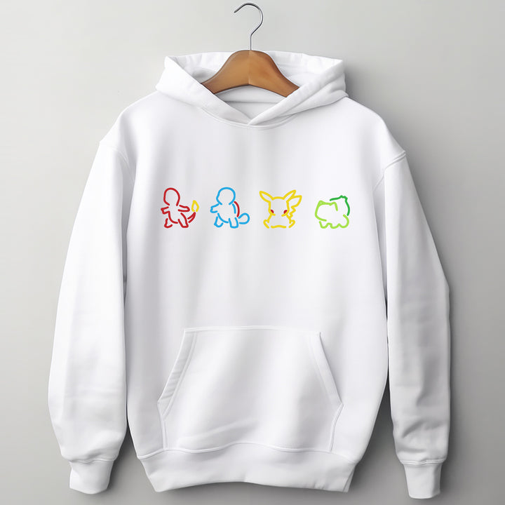 Pokemon Silhouette Adult Hoodie - wokigi