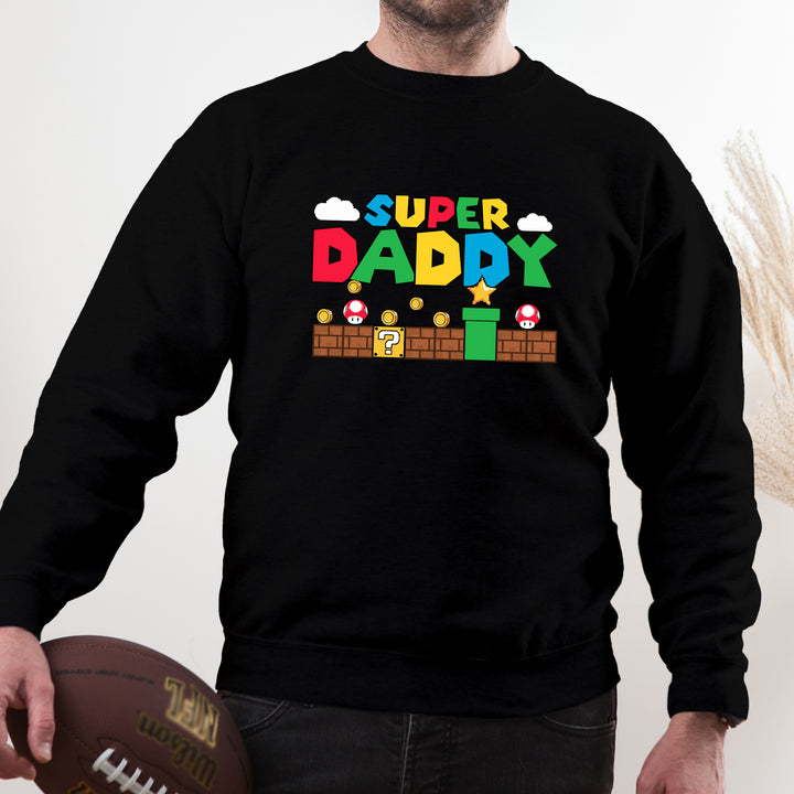 Super Mario Custom Name Adult Sweatshirt wokigi