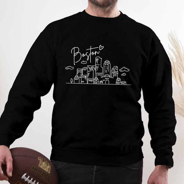 Boston City Lover Adult Sweatshirt