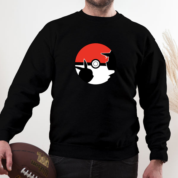 Pokemon Ash Ketchum Pikachu Adult Sweatshirt