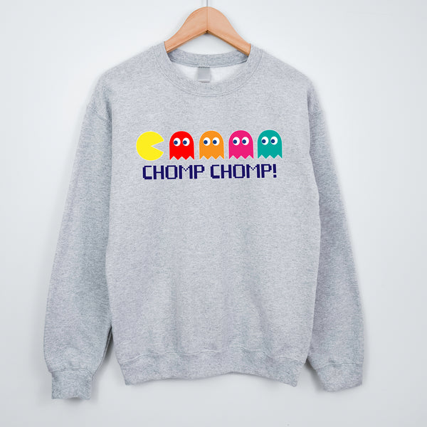 Pacman Chomp Chomp Adult Sweatshirt