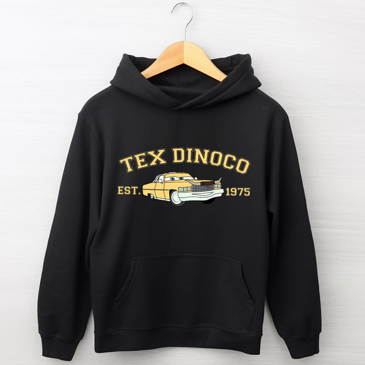 Personalized Disney Cars Tex Dinoco Adult Hoodie wokigi