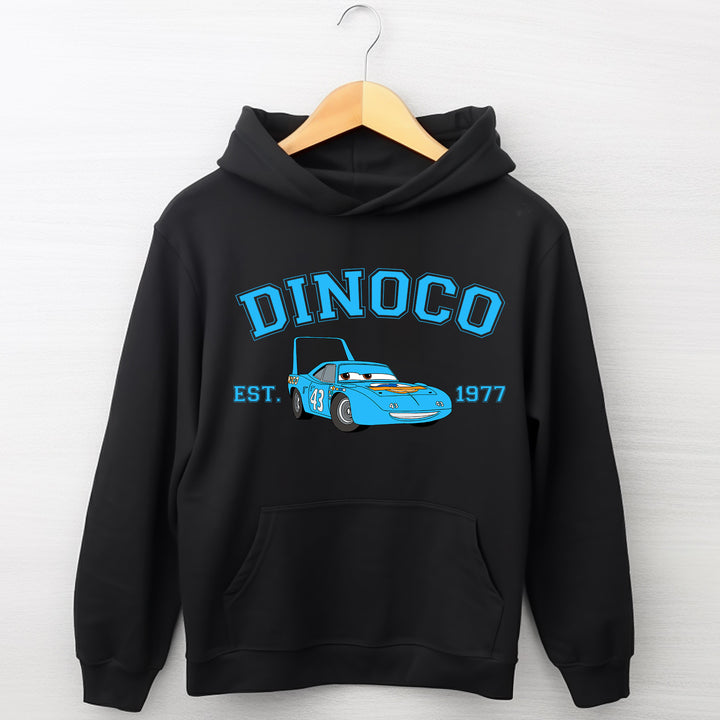 Personalized Disney Cars Dinoco Adult Hoodie wokigi