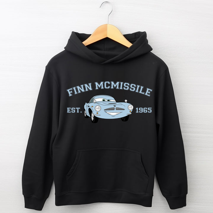 Personalized Disney Cars Fin McMissile Adult Hoodie wokigi