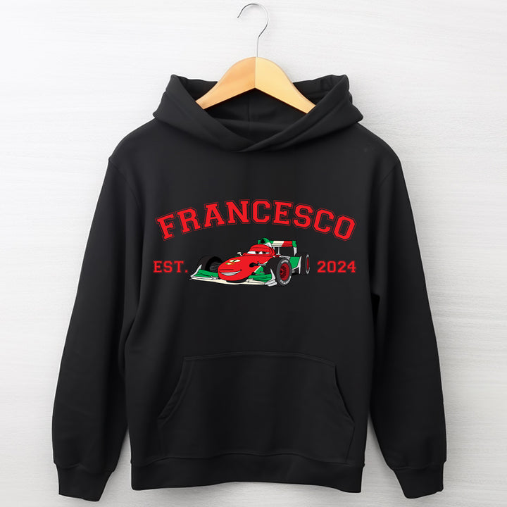 Personalized Disney Cars Francesco Adult Hoodie wokigi