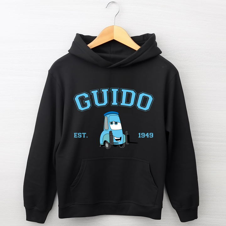 Personalized Disney Cars Guido Adult Hoodie wokigi