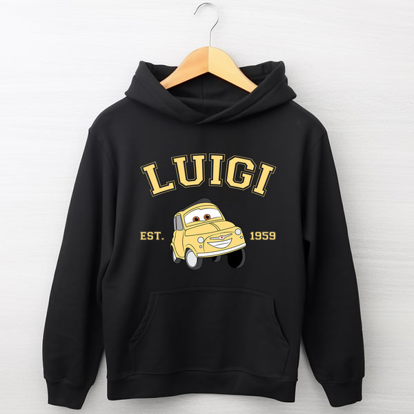 Personalized Disney Cars Luigi Adult Hoodie wokigi