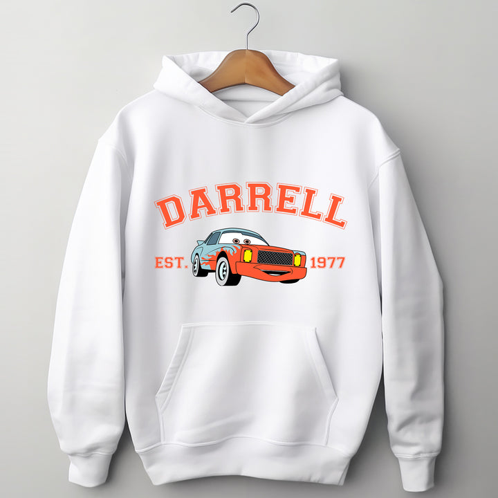 Personalized Disney Cars Darrell Adult Hoodie wokigi