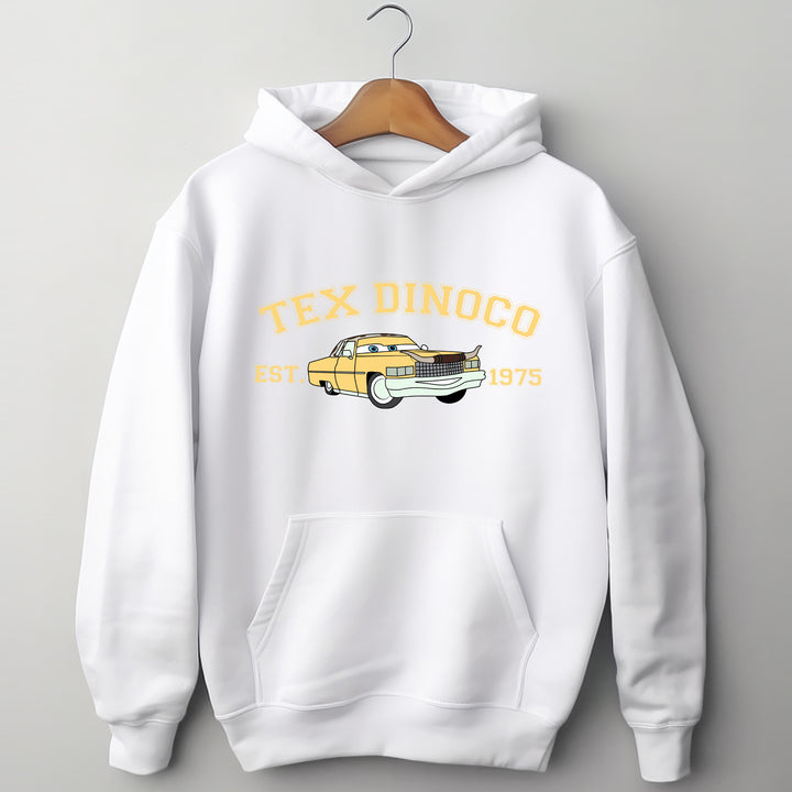 Personalized Disney Cars Tex Dinoco Adult Hoodie wokigi