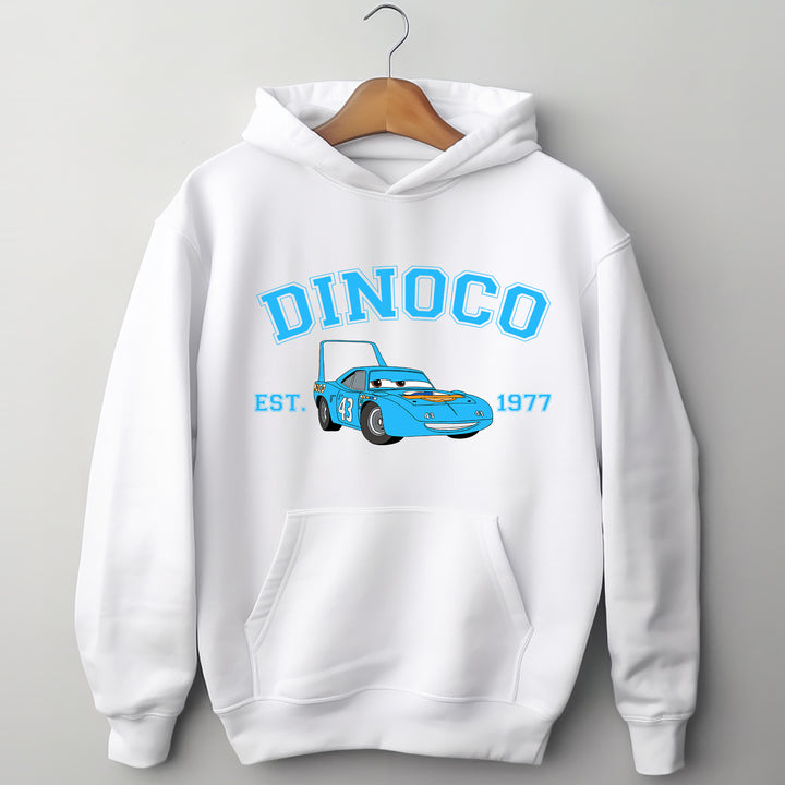 Personalized Disney Cars Dinoco Adult Hoodie wokigi