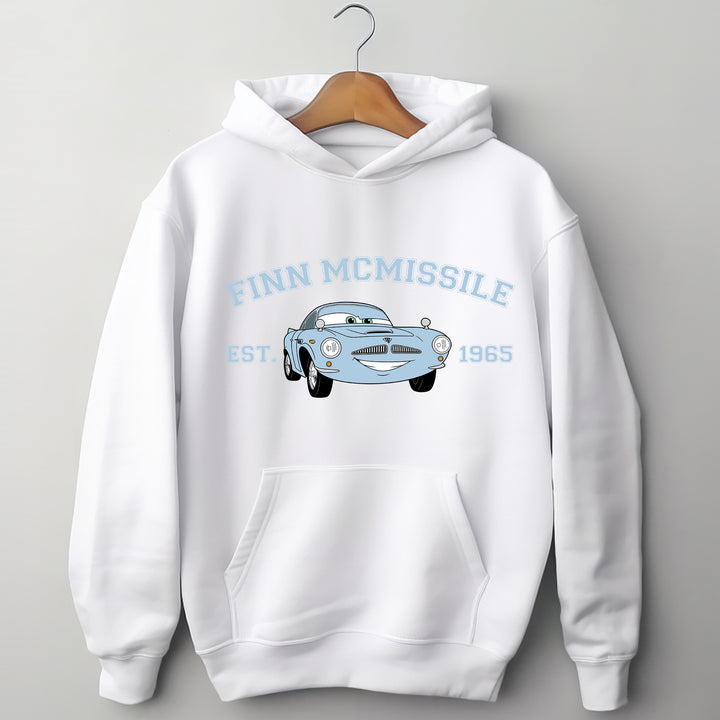 Personalized Disney Cars Fin McMissile Adult Hoodie wokigi