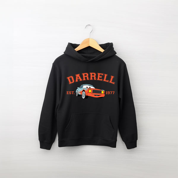 Personalized Disney Cars Darrell Kids Hoodie wokigi