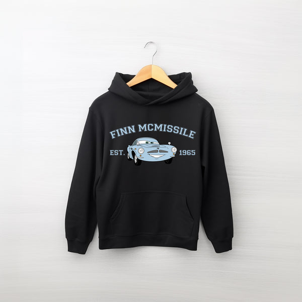 Personalized Disney Cars Finn McMissile Kids Hoodie wokigi