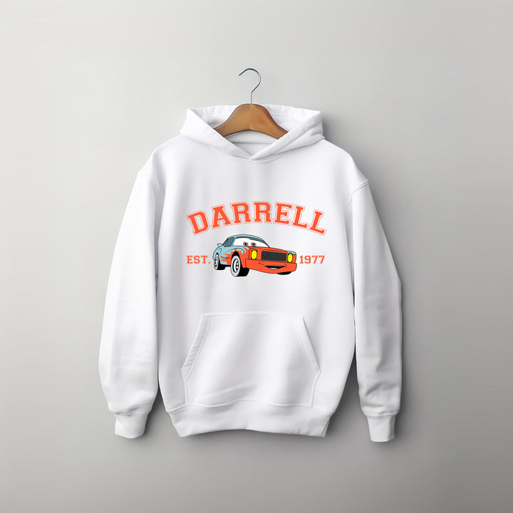 Personalized Disney Cars Darrell Kids Hoodie wokigi