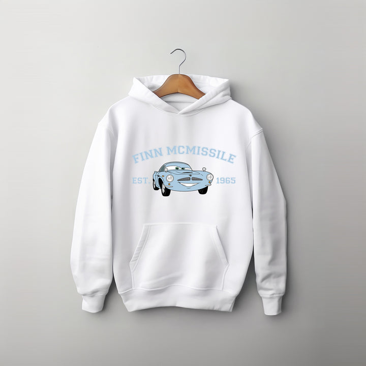 Personalized Disney Cars Finn McMissile Kids Hoodie wokigi