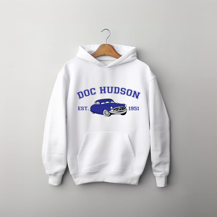 Personalized Disney Cars Doc Hudson Kids Hoodie wokigi