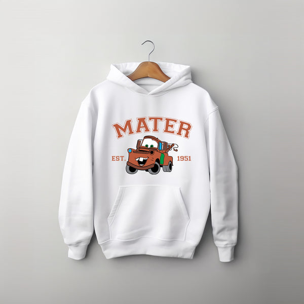 Personalized Disney Cars Mater Kids Hoodie wokigi