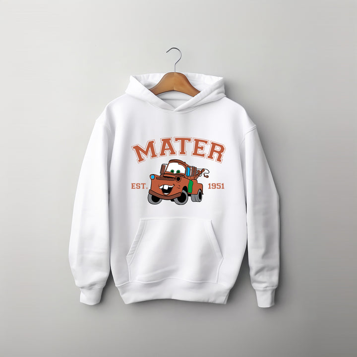 Personalized Disney Cars Mater Kids Hoodie wokigi