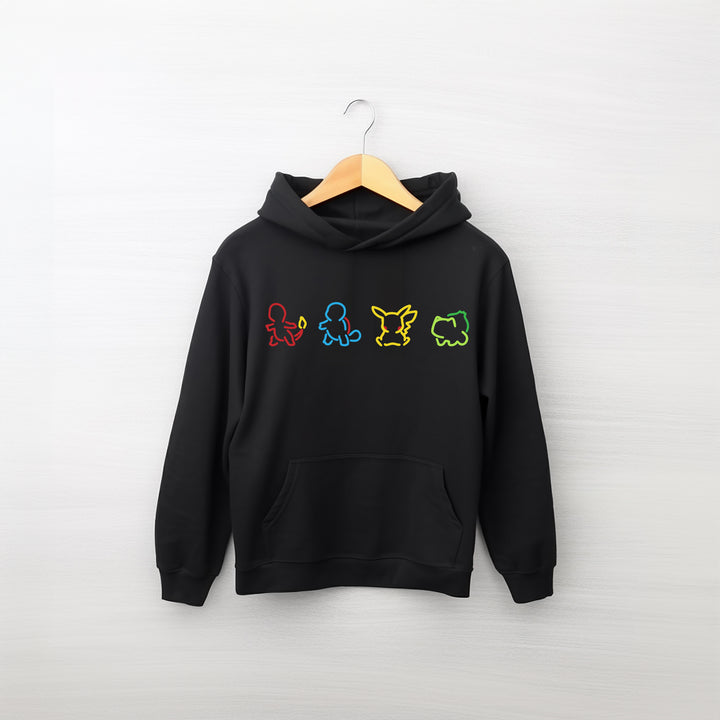 Pokemon Silhouette Kids Hoodie wokigi