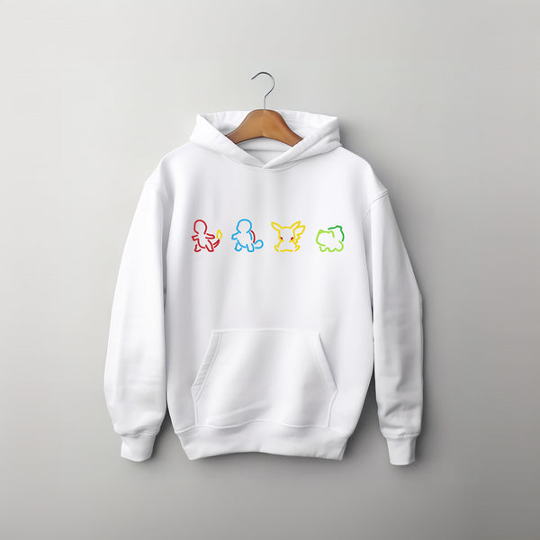 Pokemon Silhouette Kids Hoodie wokigi