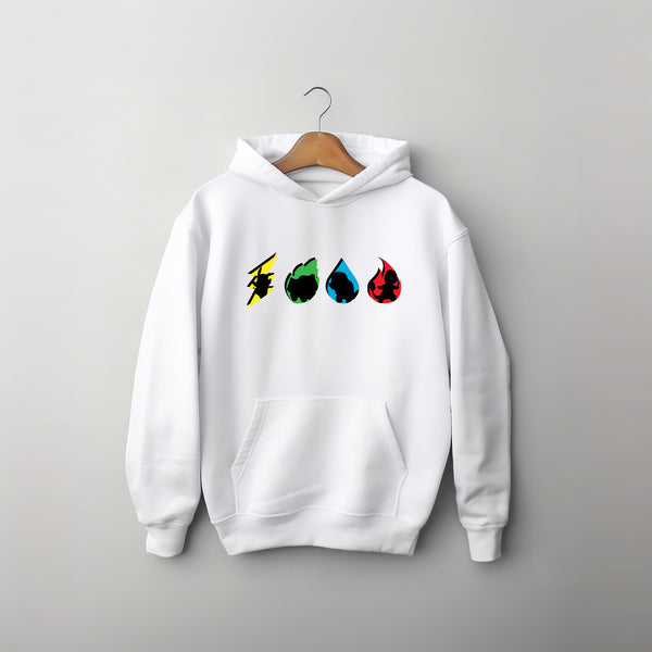 Retro Pokemon Characters Youth Hoodie