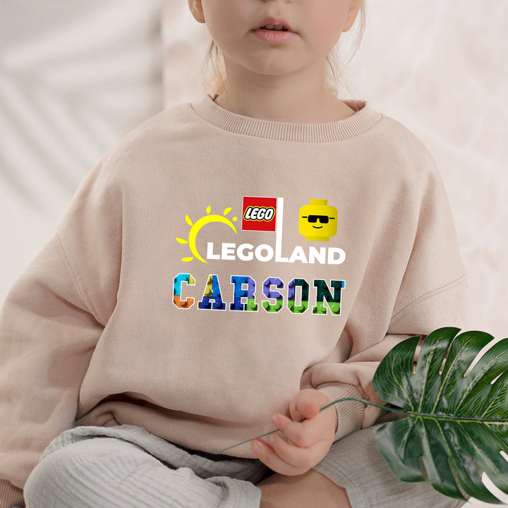 Personalized Legoland Birthday Kids Sweatshirt wokigi