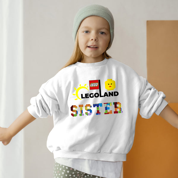 Personalized Legoland Birthday Kids Sweatshirt wokigi