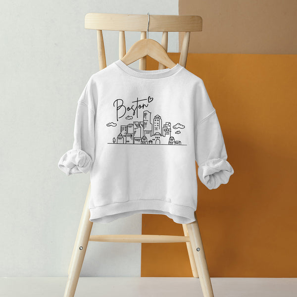 Boston City Lover Toddler Sweatshirt