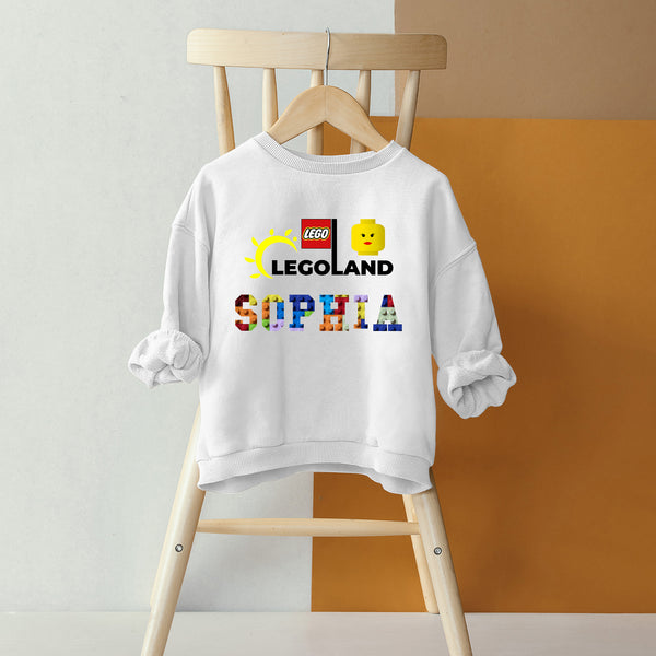 Personalized Legoland Birthday Kids Sweatshirt wokigi