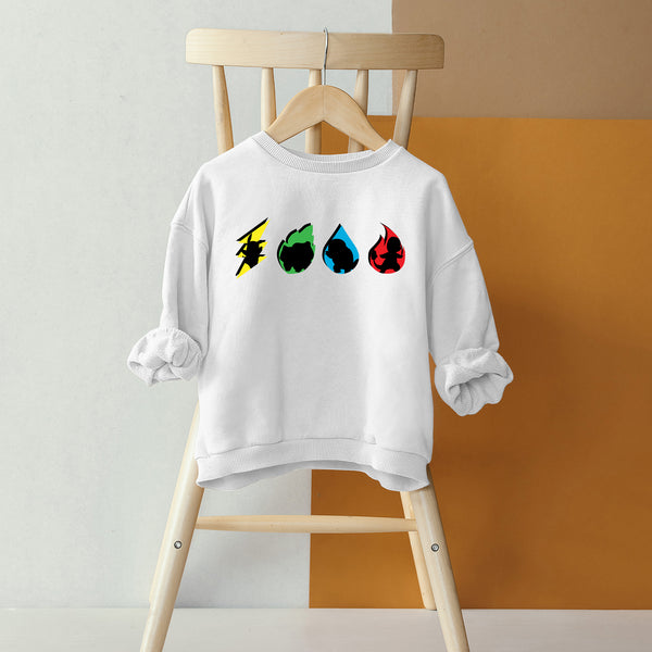 Retro Pokemon Characters Toddler Sweatshirt