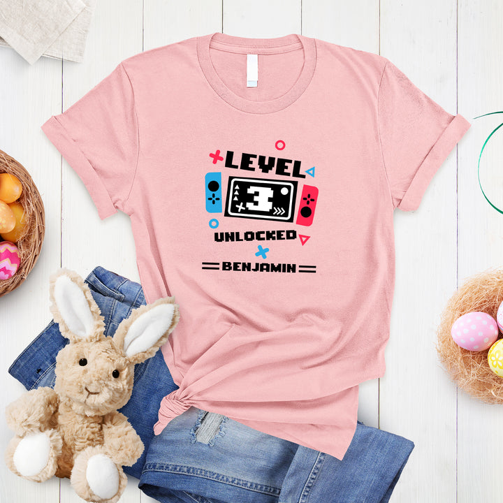 Personalized Level 9 Unlocked Birthday Youth T-shirt - wokigi