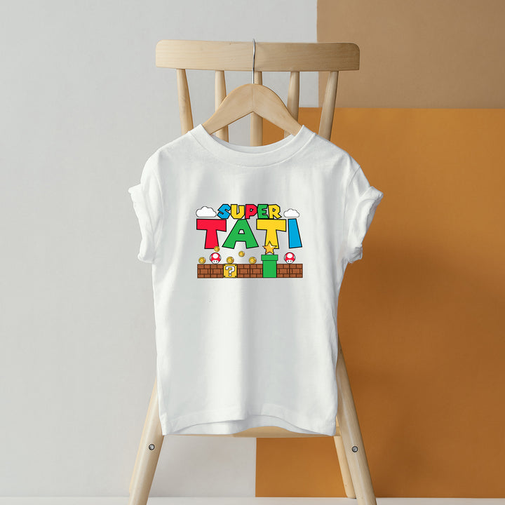 Super Mario Custom Name Toddler T-Shirt wokigi