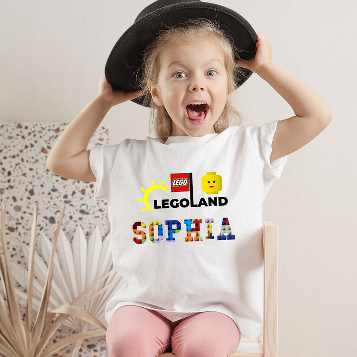 Personalized Legoland Birthday Youth T-shirt wokigi