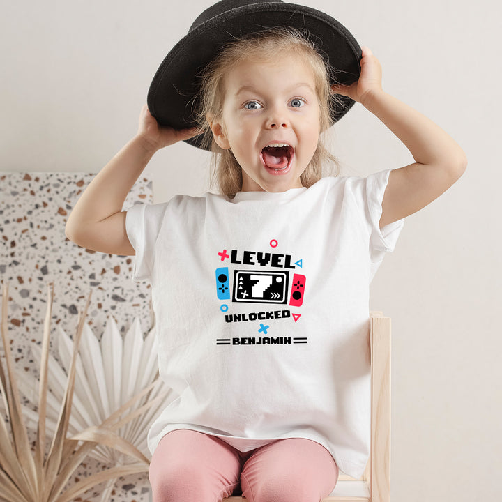 Personalized Level 9 Unlocked Birthday Youth T-shirt - wokigi