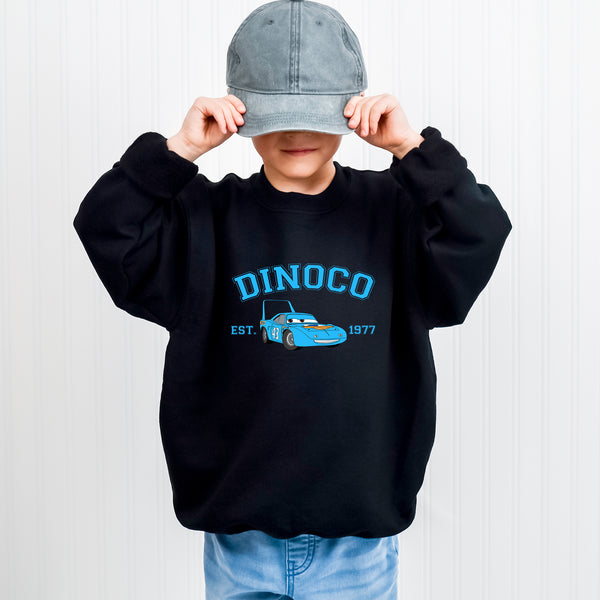 Personalized Disney Cars Dinoco Kids Sweatshirt wokigi