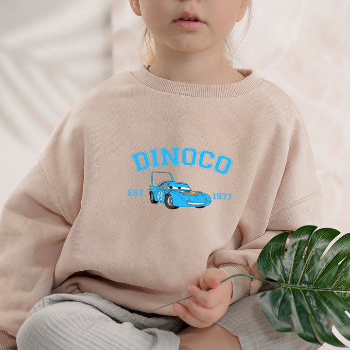 Personalized Disney Cars Dinoco Kids Sweatshirt wokigi