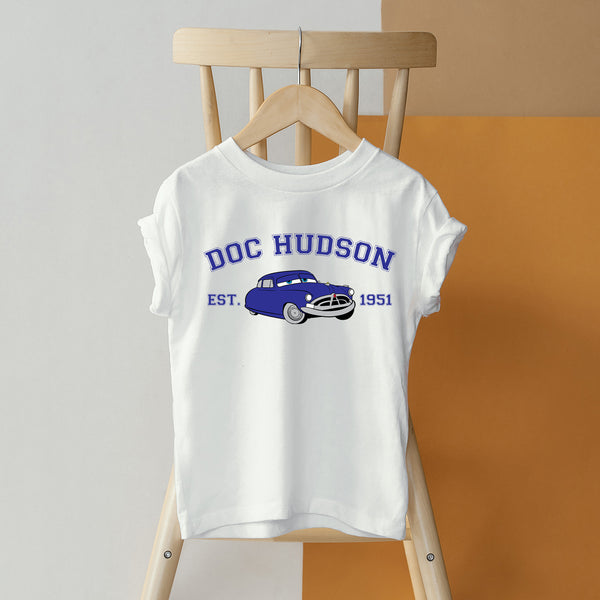 Personalized Disney Cars Doc Hudson Toddler T-shirt wokigi